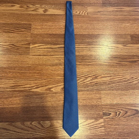 Ted Baker London Silk Skinny Tie - Blue - Picture 2 of 7